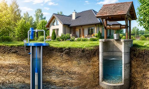 Автономное водоснабжение загородного дома Белебей: скважина или колодец 